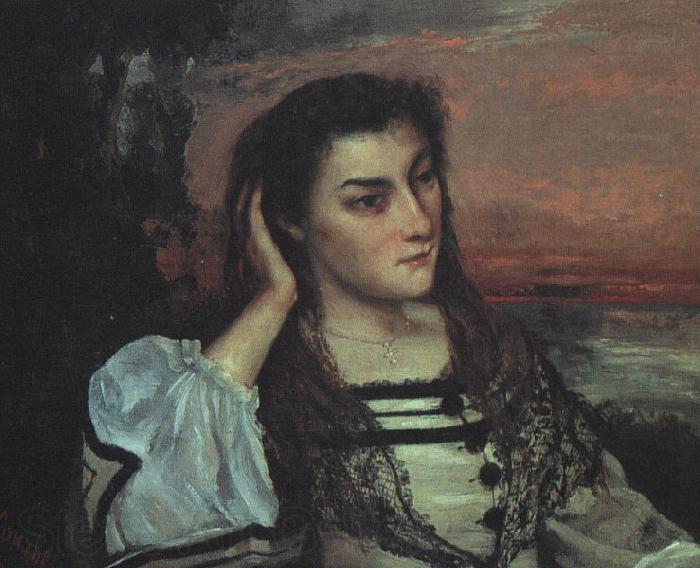 Gustave Courbet Portrait of Gabrielle Borreau Spain oil painting art